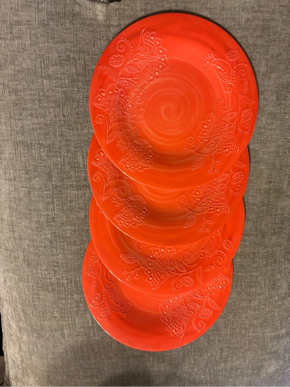 Multiple serving bowls and plates